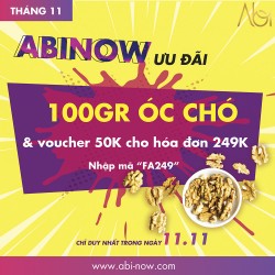 ƯU ĐÃI 100G ÓC CHÓ