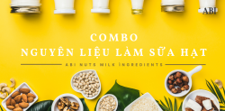 COMBO NGUYÊN LIỆU LÀM SŨA HẠT I ABI LUXURY COMBO I NGUYÊN LIỆU LÀM SỮA I SỮA HẠT GIẢM CÂN I SỮA HẠT CHO BÀ BẦU