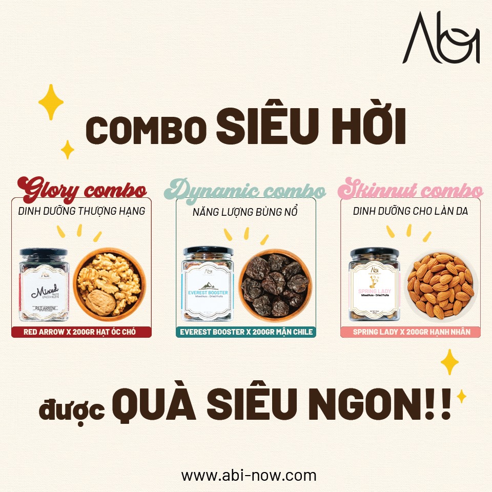 BEST SUMMER COMBO | ABINOW | HẠT DINH DƯỠNG CAO CẤP