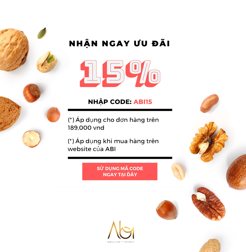 ƯU ĐÃI 15% HẠT DINH DƯỠNG CAO CẤP ABI